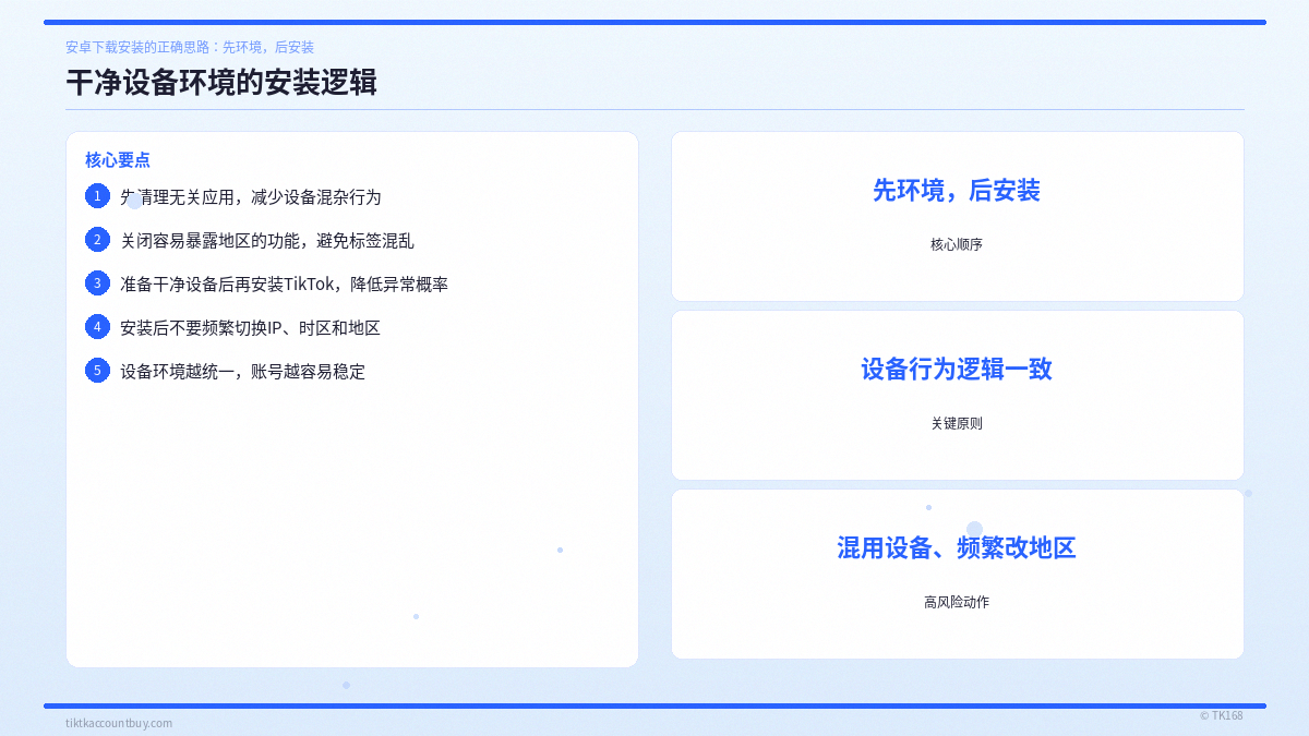 干净设备环境的安装逻辑